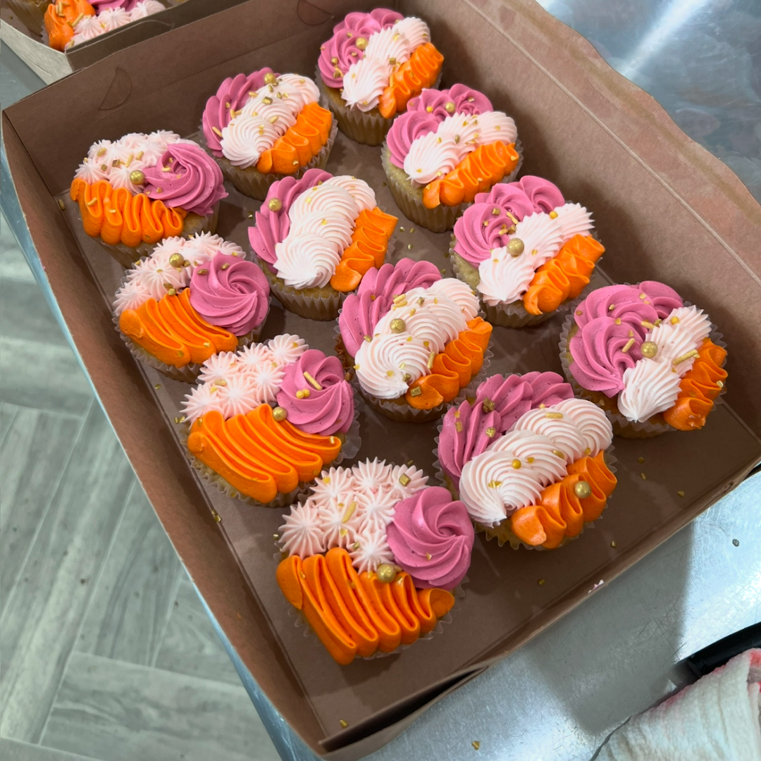 Multicolor Abstract Cupcakes - custom