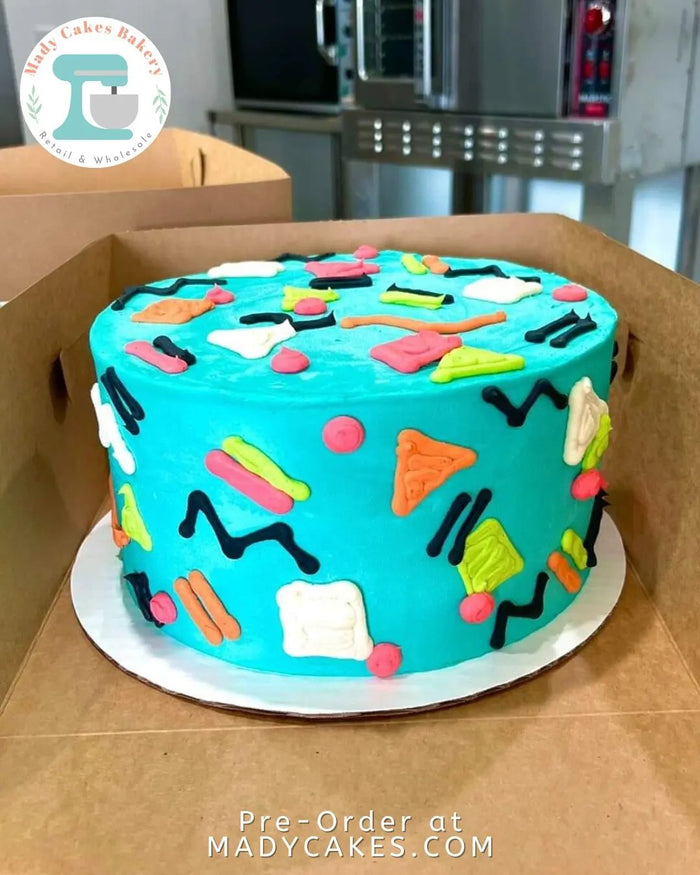 90s Cake - custom