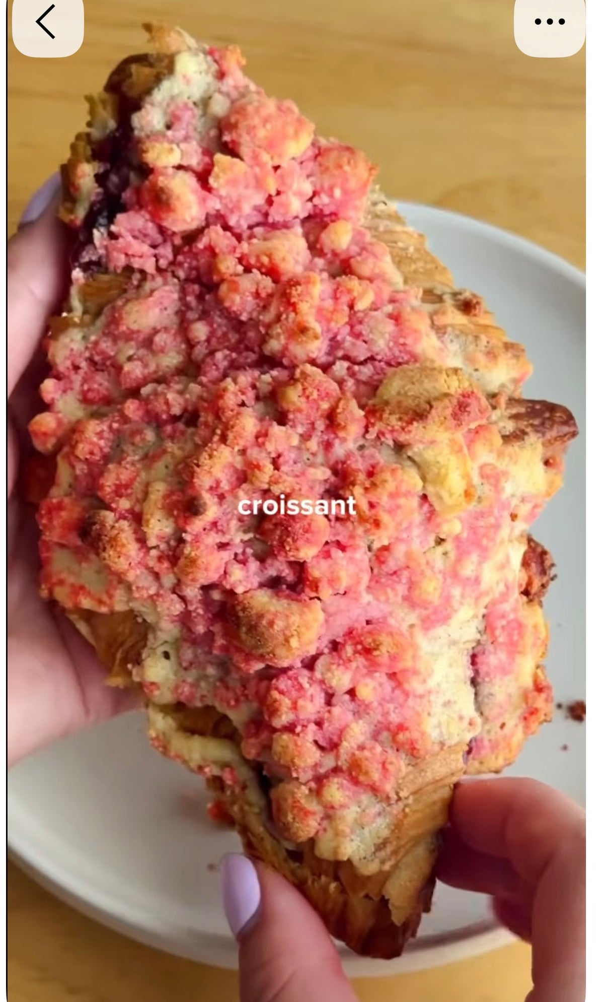 Extra Strawberry Shortcake Croissants