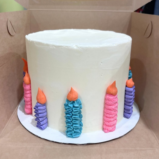 Candles Cake - custom