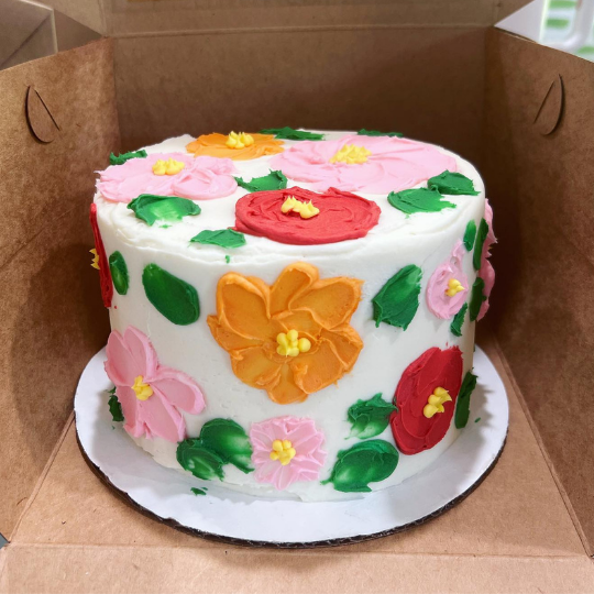 Painted Flowers - custom