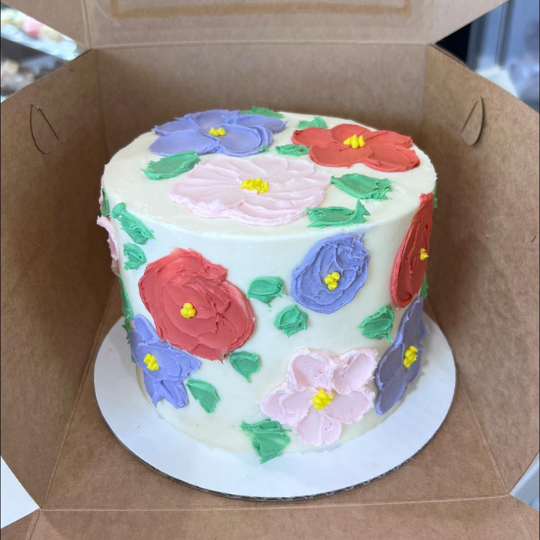 Painted Flowers - custom