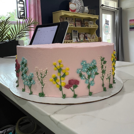Wildflowers cake - custom